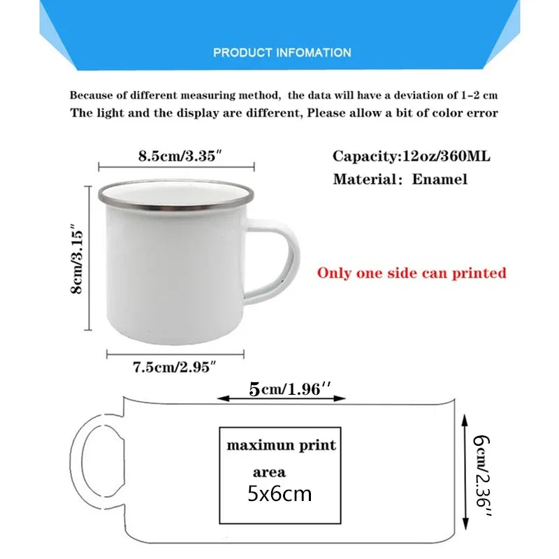 Christian Creative Enamel Coffee Tea Mugs for Women Home Office Breakfast Dessert Milk Cocoa Cups Mother's Day Christian Gifts